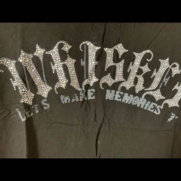 Black Rhinestone Whiskey Tee - Picture 3 of 8